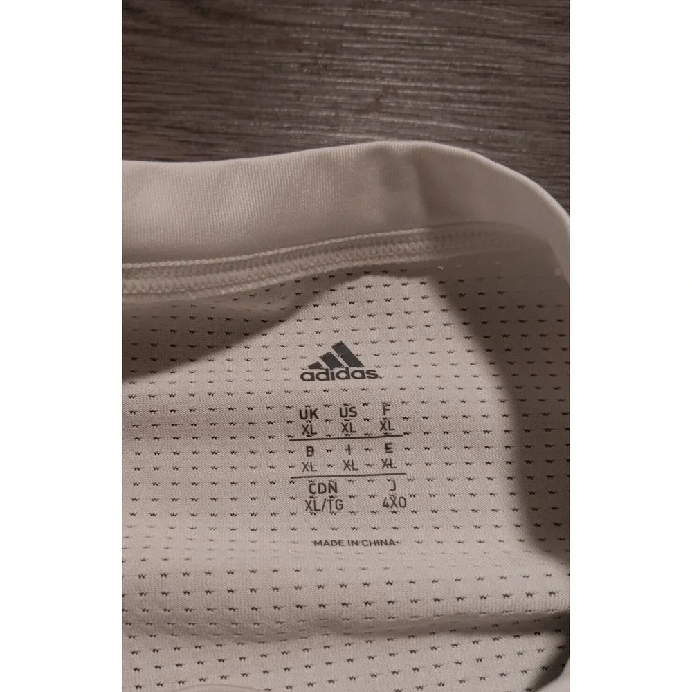 Adidas Men's Climacool White/Gold Padded Compression Football Shirt Size‎ XL